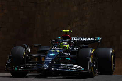 Lewis Hamilton (GBR) Mercedes AMG F1 W14. Formula 1 World Championship, Rd 4, Azerbaijan Grand Prix, Baku Street Circuit,