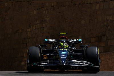 Lewis Hamilton (GBR) Mercedes AMG F1 W14. Formula 1 World Championship, Rd 4, Azerbaijan Grand Prix, Baku Street Circuit,