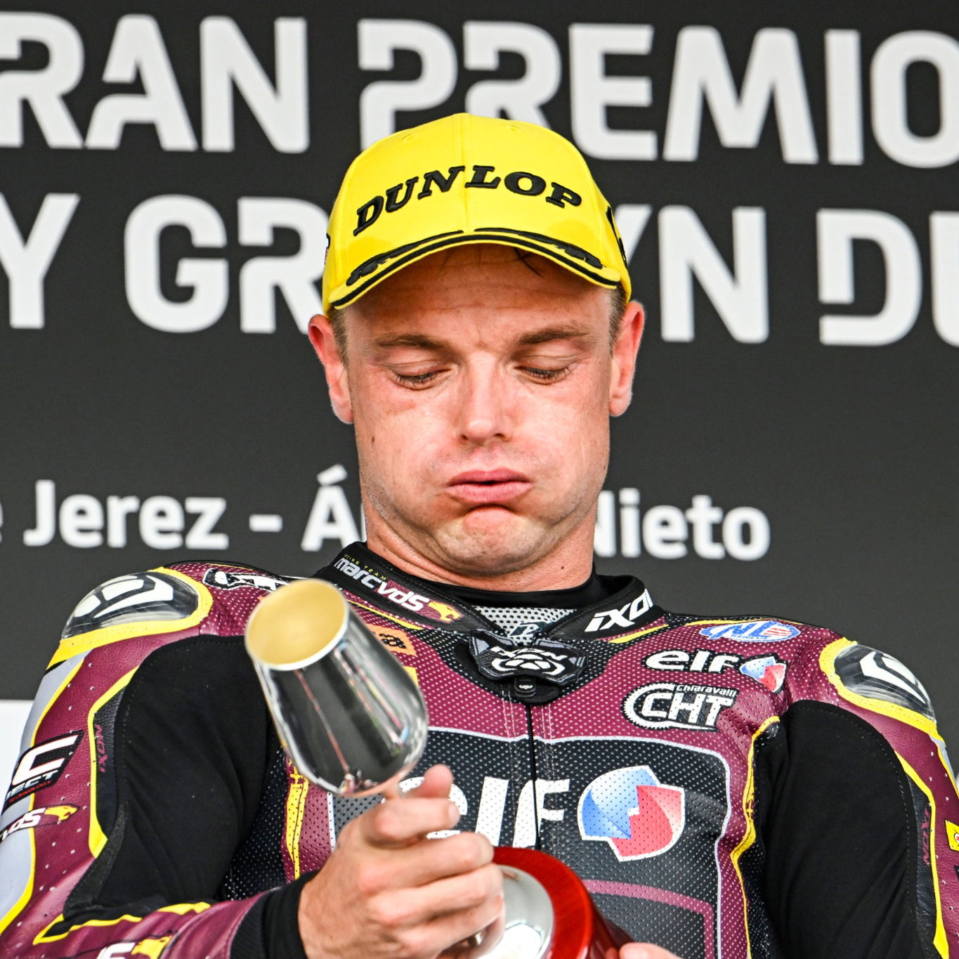 Sam Lowes, Moto2 race, Spanish MotoGP, 30 April