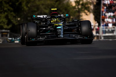 Lewis Hamilton (GBR) Mercedes AMG F1 W14. Formula 1 World Championship, Rd 4, Azerbaijan Grand Prix, Baku Street Circuit,