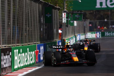 Sergio Perez (MEX ) Red Bull Racing RB19. Kejuaraan Dunia Formula 1, Rd 4, Grand Prix Azerbaijan, Sirkuit Jalan Baku,