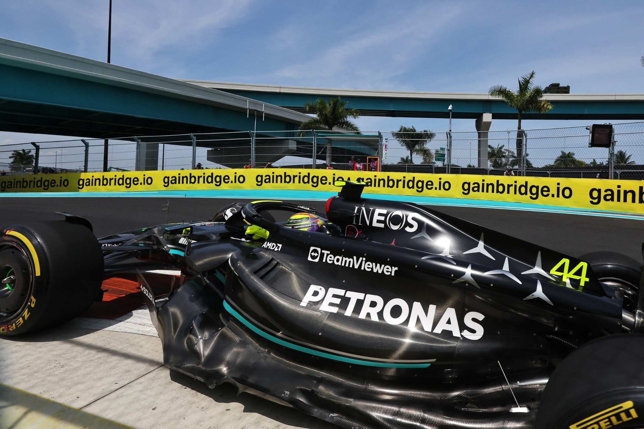 Miami, Florida, USA. 5th May, 2023. LEWIS HAMILTON (GBR) of