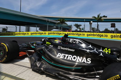 Lewis Hamilton (GBR ) Mercedes AMG F1 W14.Kejuaraan Dunia Formula 1, Rd 5, Grand Prix Miami, Miami, Florida, AS,