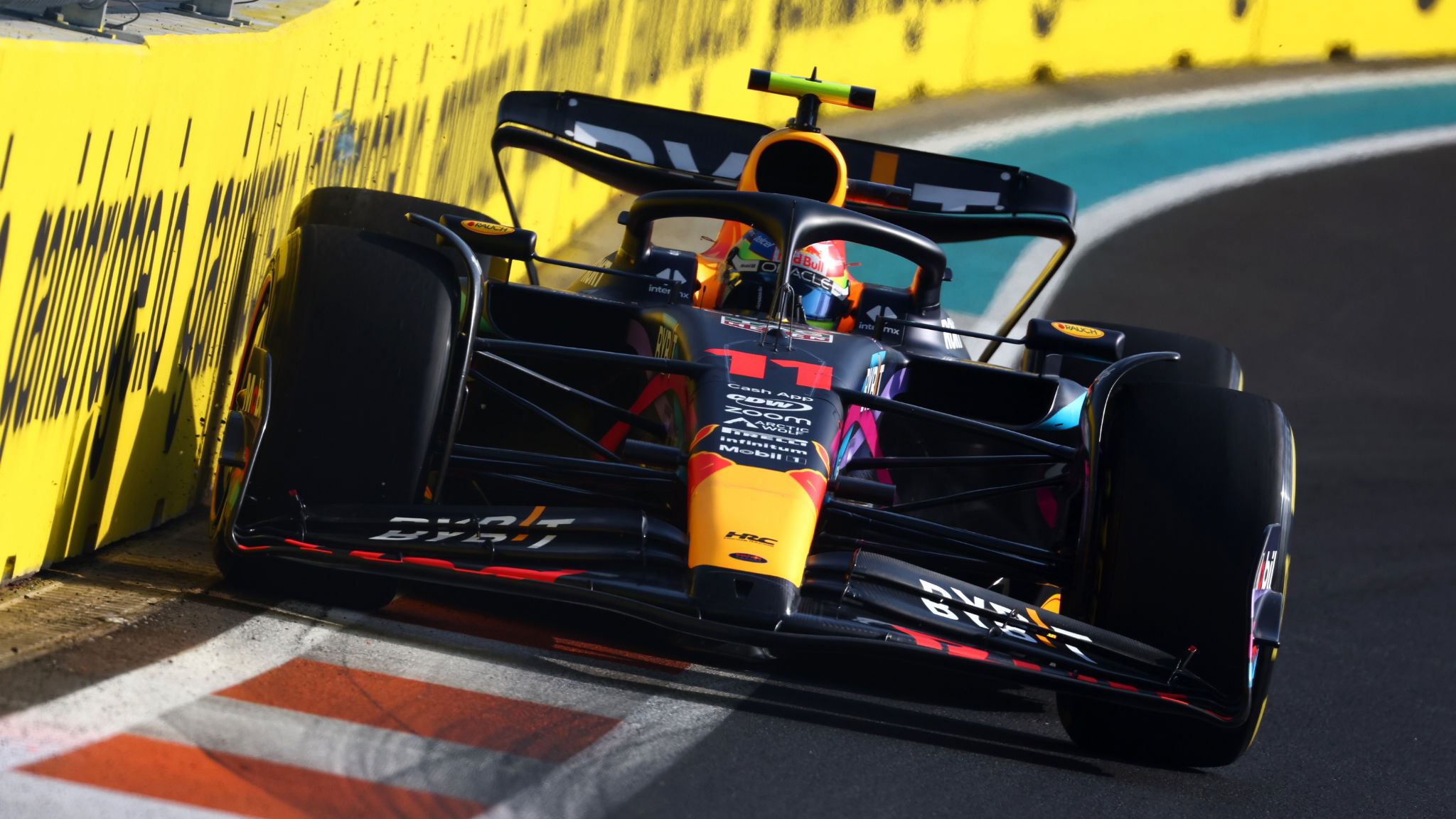 Sergio Perez (MEX) Red Bull Racing RB19. Formula 1 World Championship, Rd 5, Miami Grand Prix, Miami, Florida, USA,