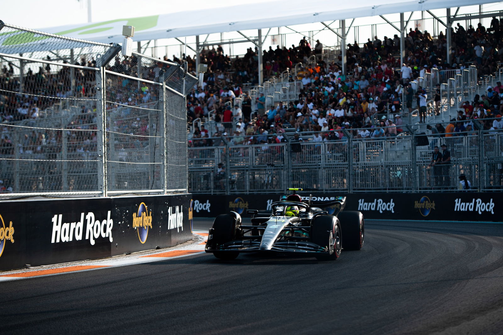 Lewis Hamilton (GBR) Mercedes AMG F1 W14. Formula 1 World Championship, Rd 5, Miami Grand Prix, Miami, Florida, USA,