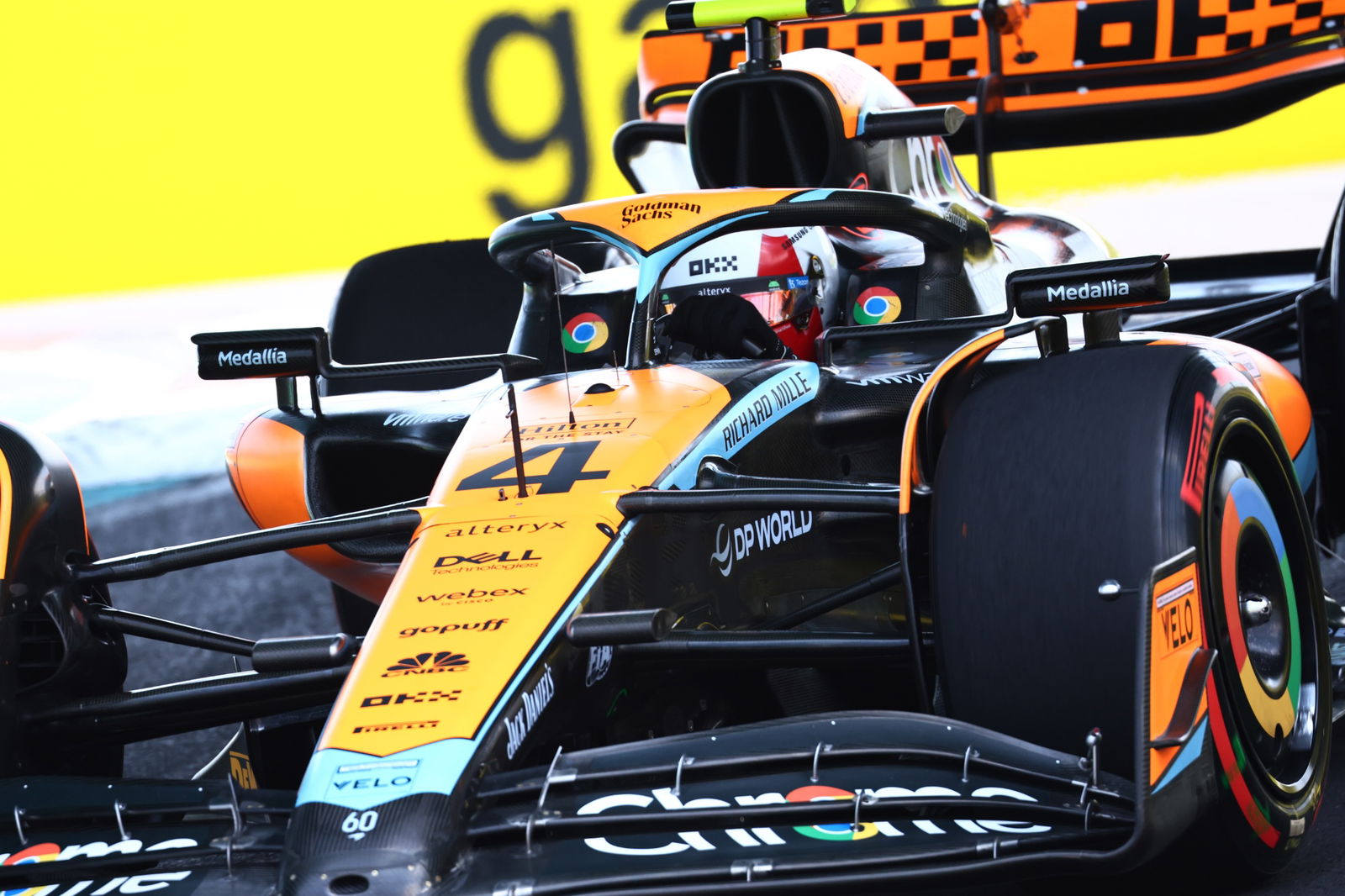 Lando Norris (GBR ) McLaren MCL60. Kejuaraan Dunia Formula 1, Rd 5, Miami Grand Prix, Miami, Florida, AS, Kualifikasi