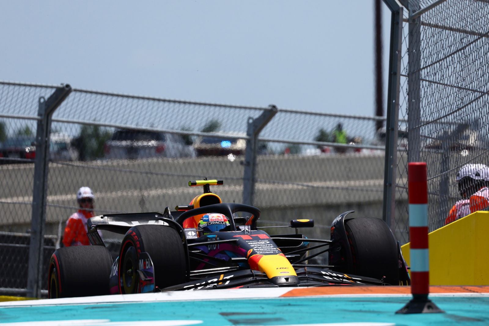 Sergio Perez (MEX) Red Bull Racing RB19. Formula 1 World Championship, Rd 5, Miami Grand Prix, Miami, Florida, USA,