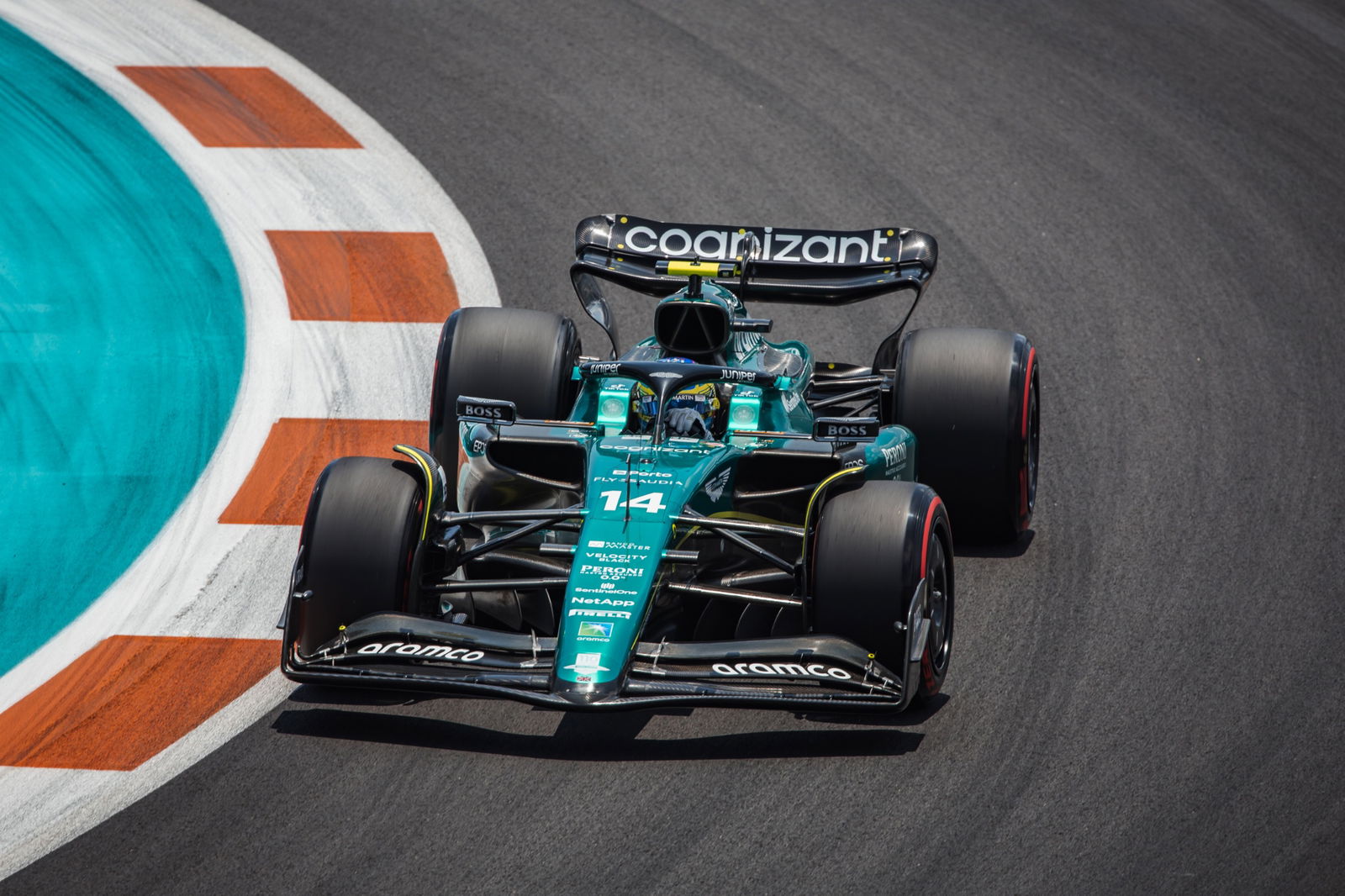 Fernando Alonso (ESP) Aston Martin F1 Team AMR23. Formula 1 World Championship, Rd 5, Miami Grand Prix, Miami, Florida,
