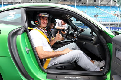 Roger Federer (SUI) Tennis Player - Pirelli Hot Laps. Formula 1 World Championship, Rd 5, Miami Grand Prix, Miami,