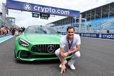 Roger Federer (SUI) Tennis Player - Pirelli Hot Laps. Formula 1 World Championship, Rd 5, Miami Grand Prix, Miami,