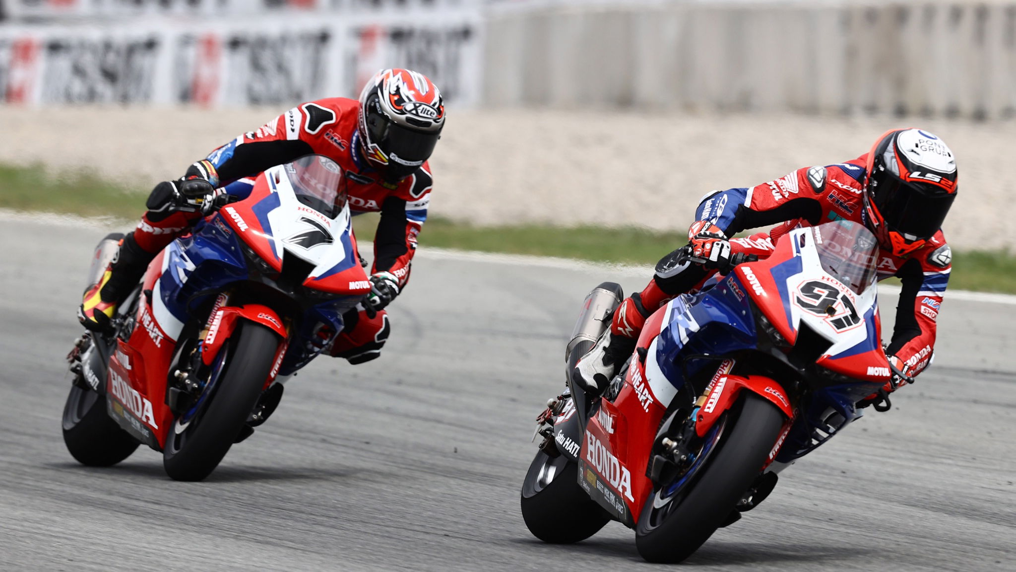 Iker Lecuona, Xavi Vierge Team HRC Catalunya WorldSBK 2023