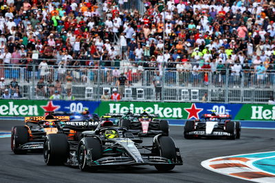 Lewis Hamilton (GBR) Mercedes AMG F1 W14. Formula 1 World Championship, Rd 5, Miami Grand Prix, Miami, Florida, USA, Race