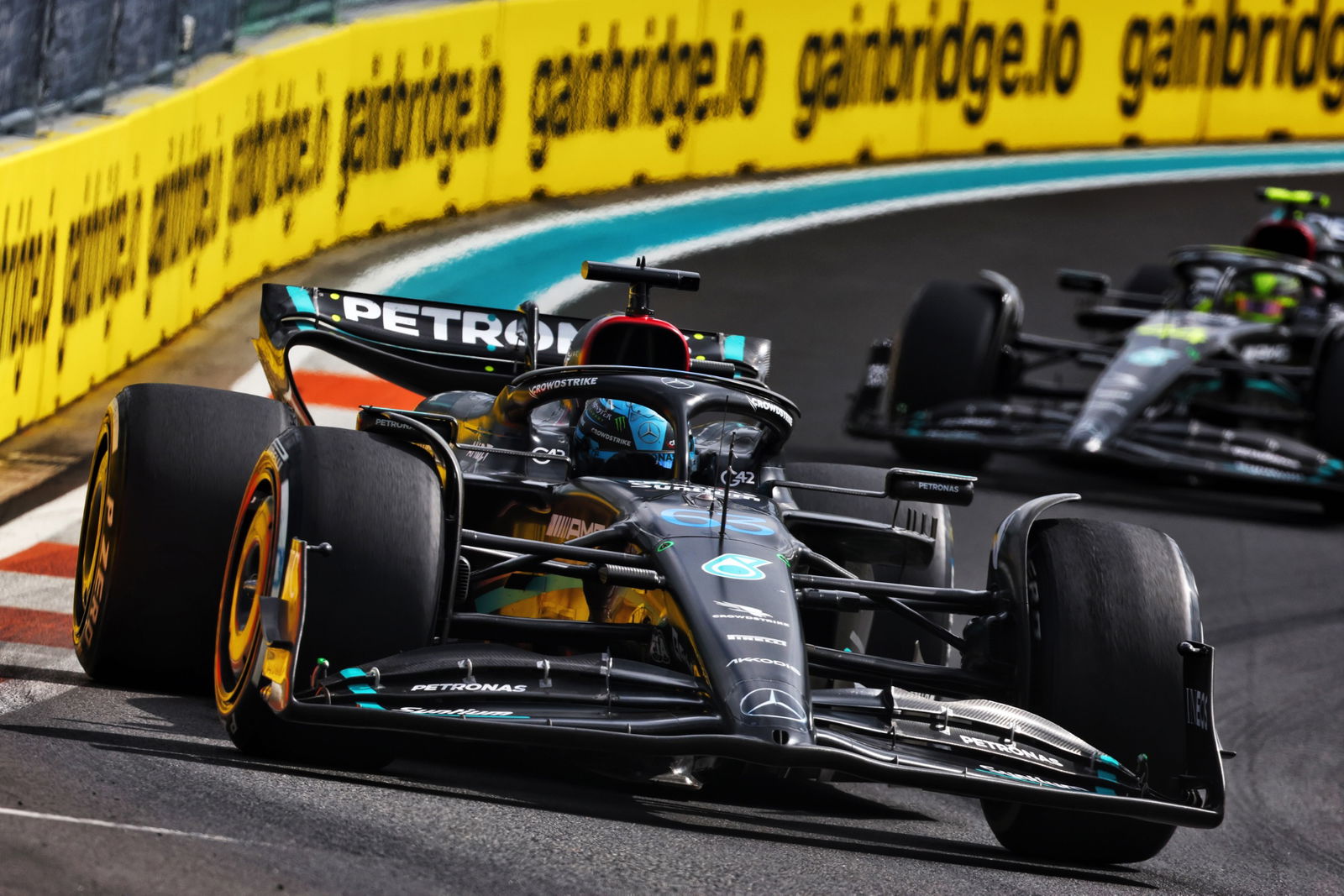 George Russell (GBR) Mercedes AMG F1 W14. Formula 1 World Championship, Rd 5, Miami Grand Prix, Miami, Florida, USA, Race