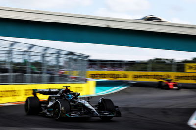 George Russell (GBR ) Mercedes AMG F1 W14.Kejuaraan Dunia Formula 1, Rd 5, Grand Prix Miami, Miami, Florida, AS, Balapan