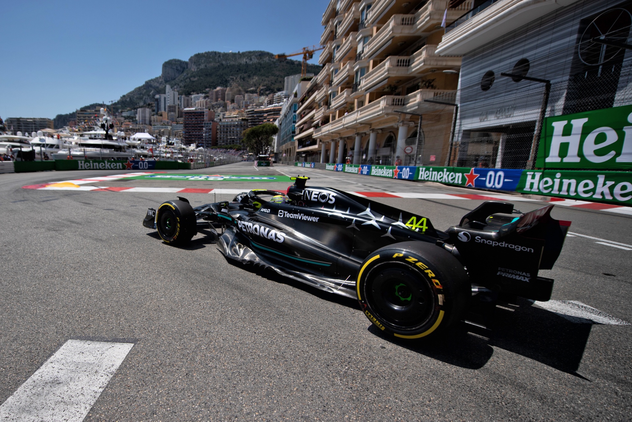 Lewis Hamilton (GBR) Mercedes AMG F1 W14. Formula 1 World Championship, Rd 7, Monaco Grand Prix, Monte Carlo, Monaco,
