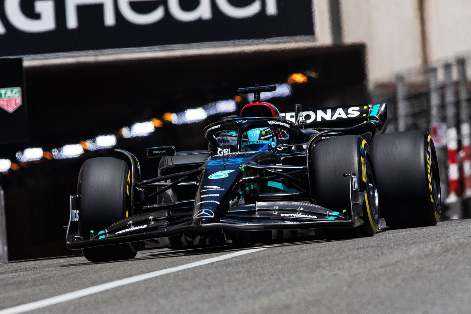 George Russell (GBR) Mercedes AMG F1 W14. Formula 1 World Championship, Rd 7, Monaco Grand Prix, Monte Carlo, Monaco,