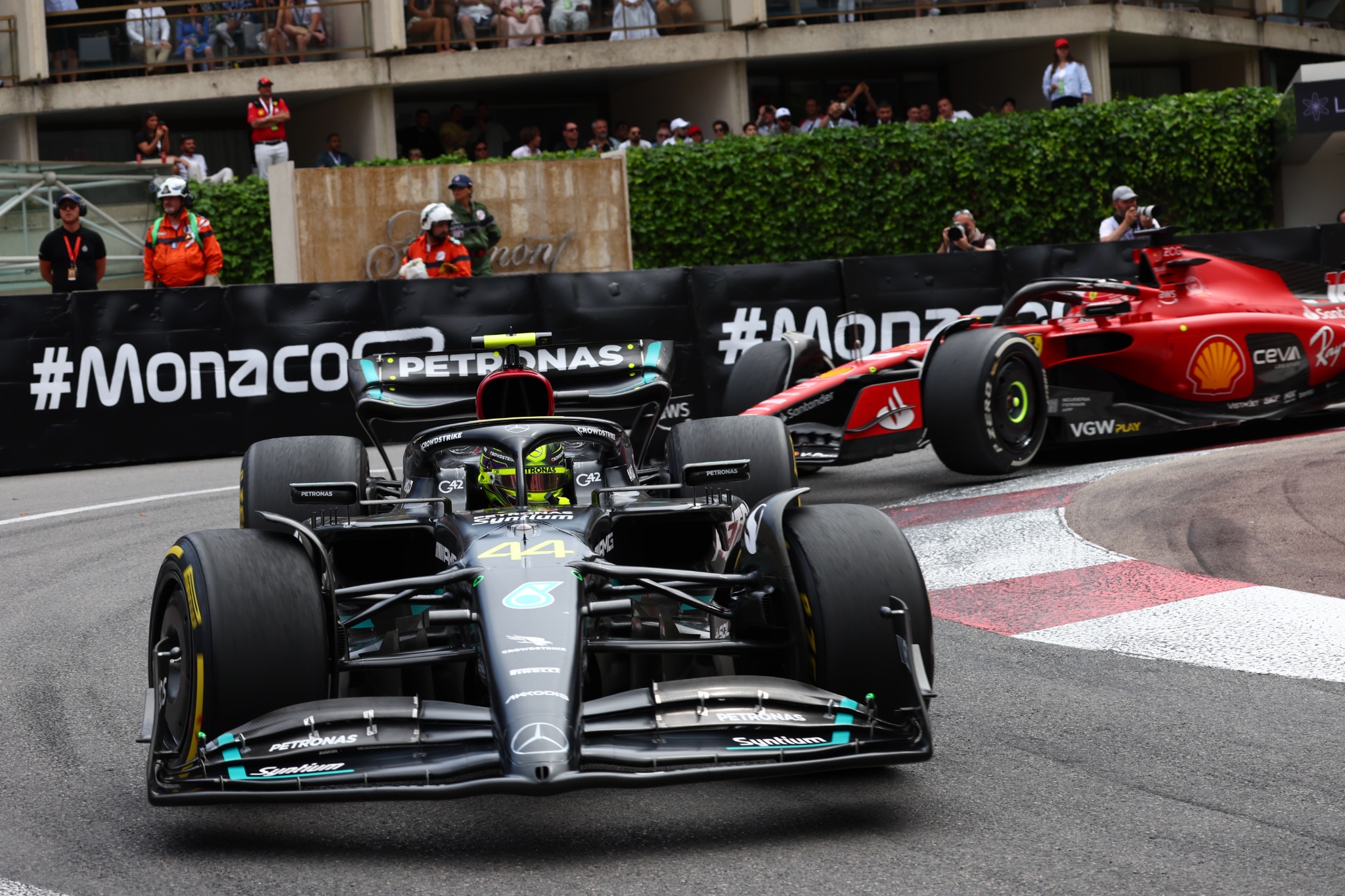 Lewis Hamilton (GBR) Mercedes AMG F1 W14. Formula 1 World Championship, Rd 7, Monaco Grand Prix, Monte Carlo, Monaco, Race