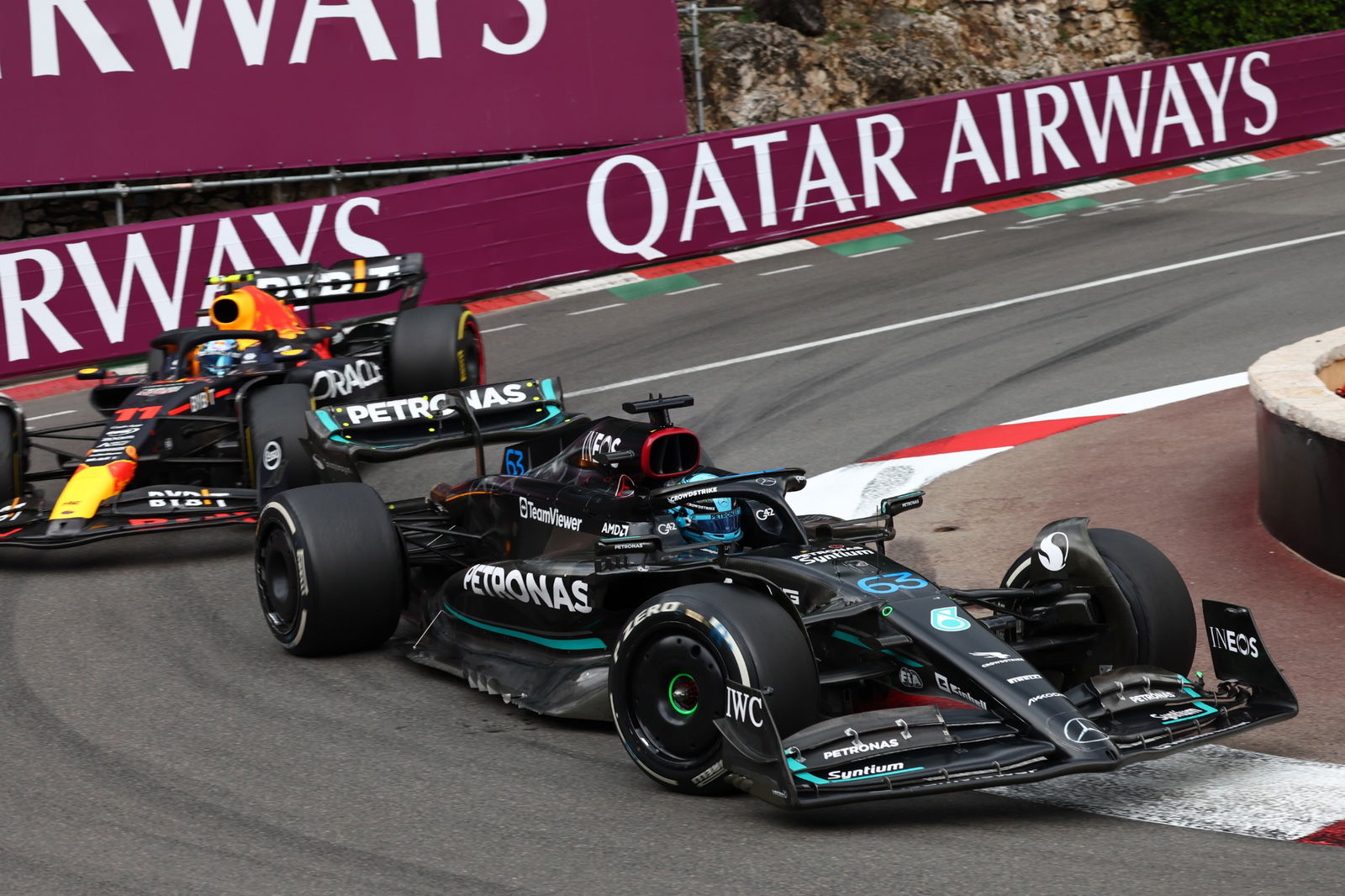 George Russell (GBR) Mercedes AMG F1 W14. Formula 1 World Championship, Rd 7, Monaco Grand Prix, Monte Carlo, Monaco, Race