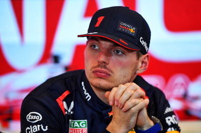 Max Verstappen (NLD) Red Bull Racing in the post race FIA Press Conference. Formula 1 World Championship, Rd 7, Monaco