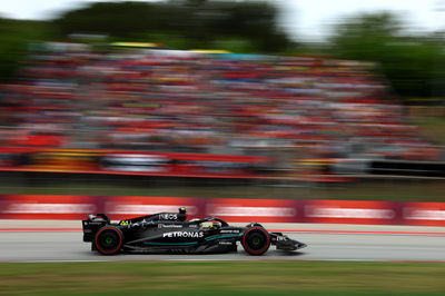 Lewis Hamilton (GBR ) Mercedes AMG F1 W14. Kejuaraan Dunia Formula 1, Rd 8, Grand Prix Spanyol, Barcelona, Spanyol,