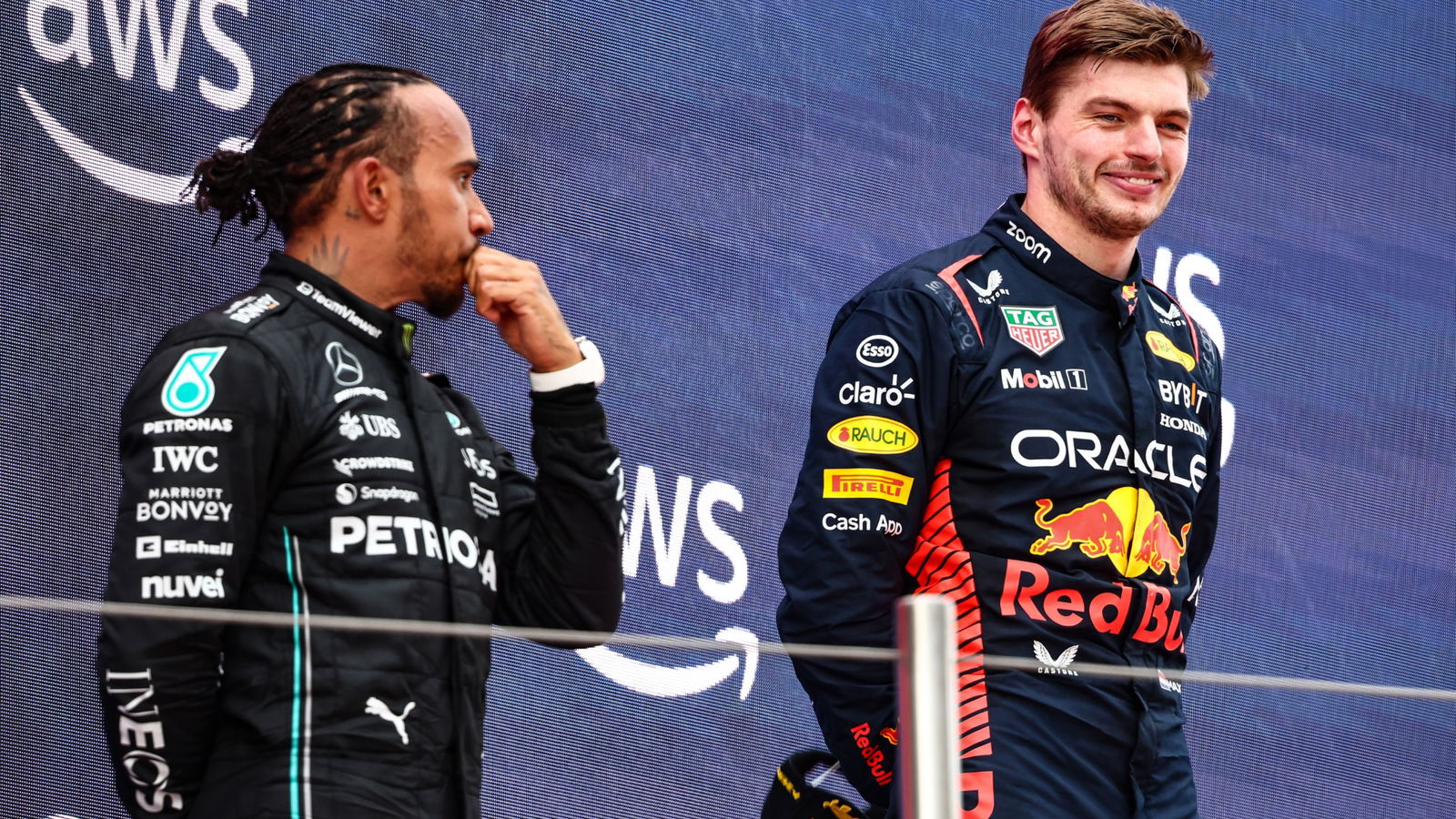 Lewis Hamilton (GBR), Mercedes AMG F1 and Max Verstappen (NLD), Red Bull Racing Formula 1 World Championship, Rd 8,