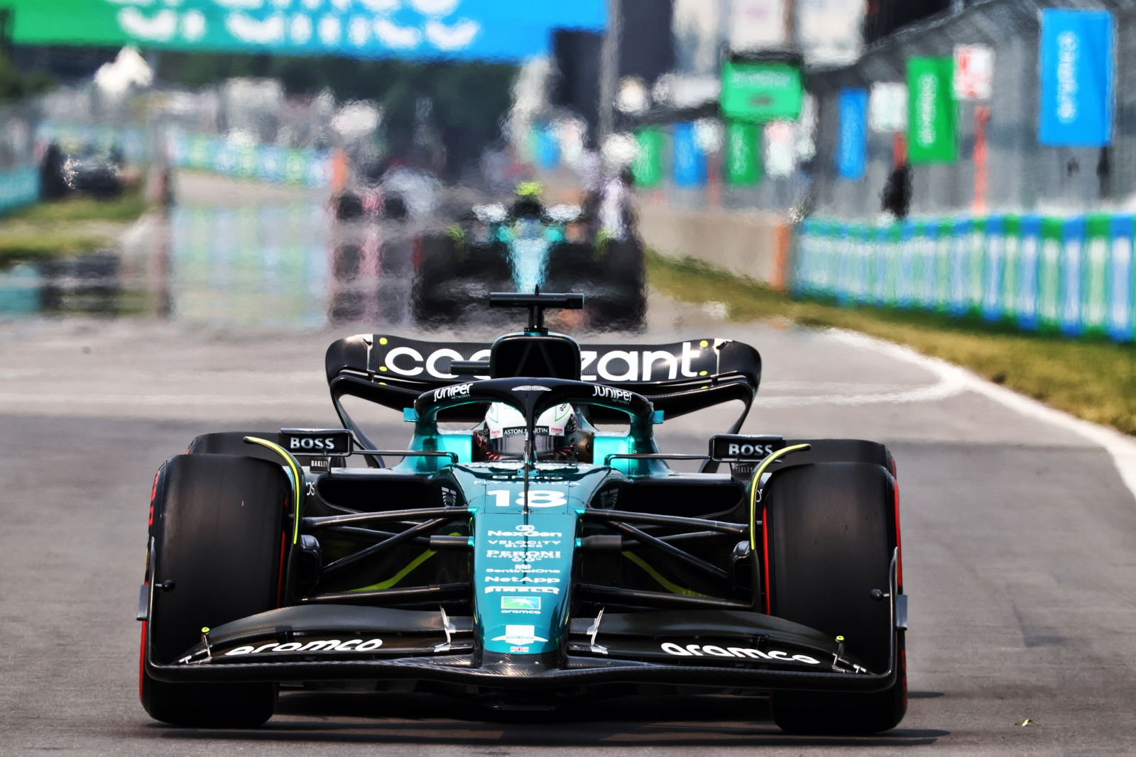 Lance Stroll (CDN) Aston Martin F1 Team AMR23. Formula 1 World Championship, Rd 9, Canadian Grand Prix, Montreal, Canada,