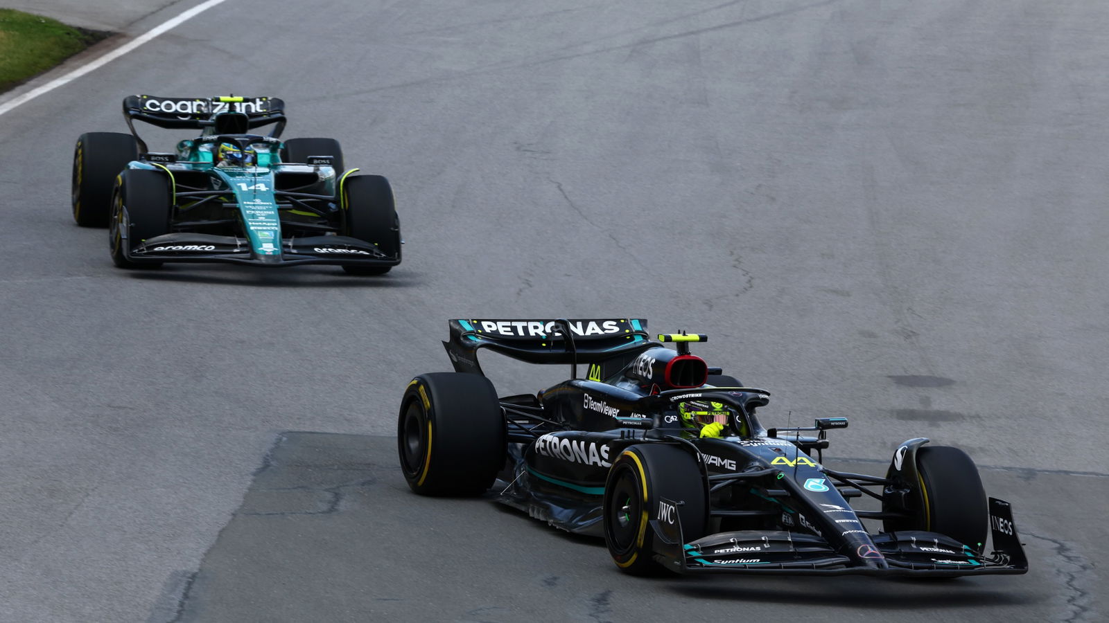 Lewis Hamilton (GBR) Mercedes AMG F1 W14. Formula 1 World Championship, Rd 9, Canadian Grand Prix, Montreal, Canada, Race