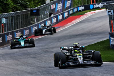 Lewis Hamilton (GBR ) Mercedes AMG F1 W14. Kejuaraan Dunia Formula 1, Rd 9, Grand Prix Kanada, Montreal, Kanada, Balapan