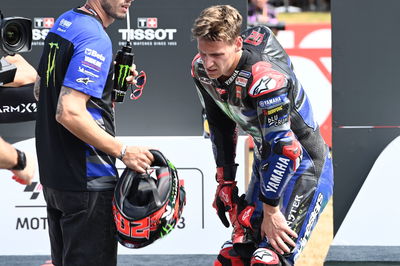 Fabio Quartararo in pain, Sprint race, Dutch MotoGP 24 June