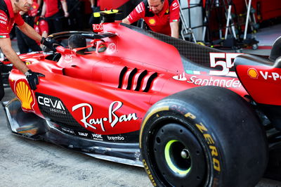 Ferrari SF-23 of Carlos Sainz Jr (ESP) Ferrari - floow and engine cover detail. Formula 1 World Championship, Rd 10,