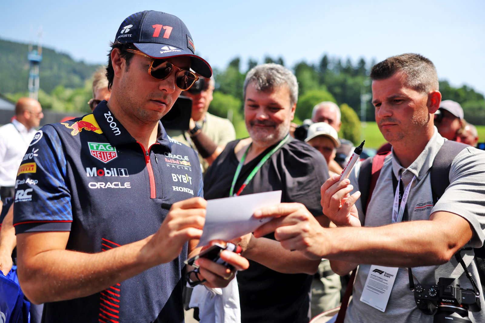 Sergio Perez (MEX) Red Bull Racing. Formula 1 World Championship, Rd 10, Austrian Grand Prix, Spielberg, Austria,