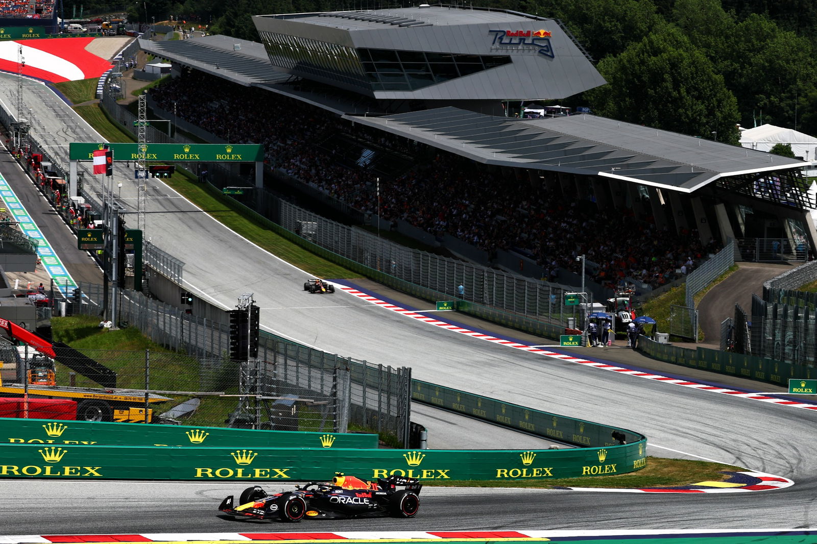 Sergio Perez (MEX) Red Bull Racing RB19. Formula 1 World Championship, Rd 10, Austrian Grand Prix, Spielberg, Austria,