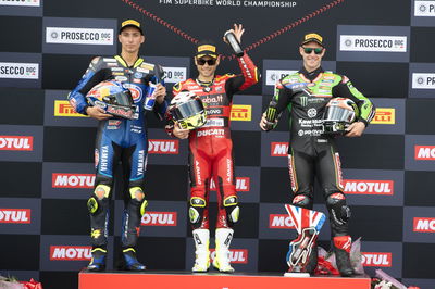 Toprak Razgatlioglu, Alvaro Bautista, Jonathan Rea, Race1 British WorldSBK, 01 Juli