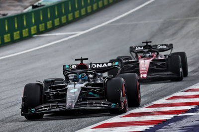 George Russell (GBR ) Mercedes AMG F1 W14. Kejuaraan Dunia Formula 1, Rd 10, Grand Prix Austria, Spielberg, Austria,