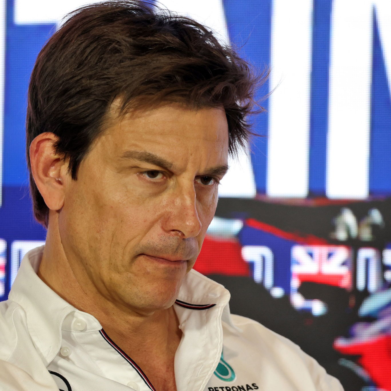 Toto Wolff (GER) Mercedes AMG F1 Shareholder and Executive Director in the FIA Press Conference. Formula 1 World