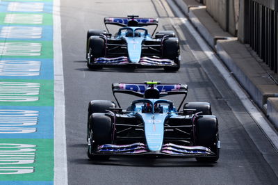 Pierre Gasly (FRA) Alpine F1 Team A523 and Esteban Ocon (FRA) Alpine F1 Team A523. Formula 1 World Championship, Rd 11,