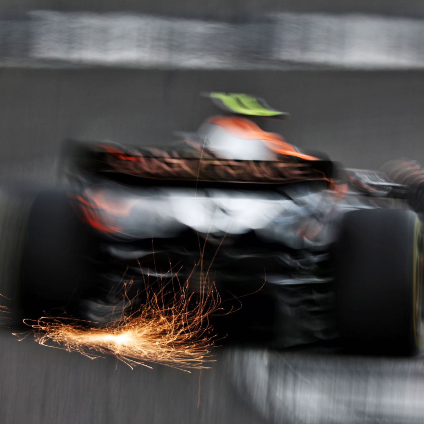 Lando Norris (GBR) McLaren MCL60 sends sparks flying. Formula 1 World Championship, Rd 11, British Grand Prix,