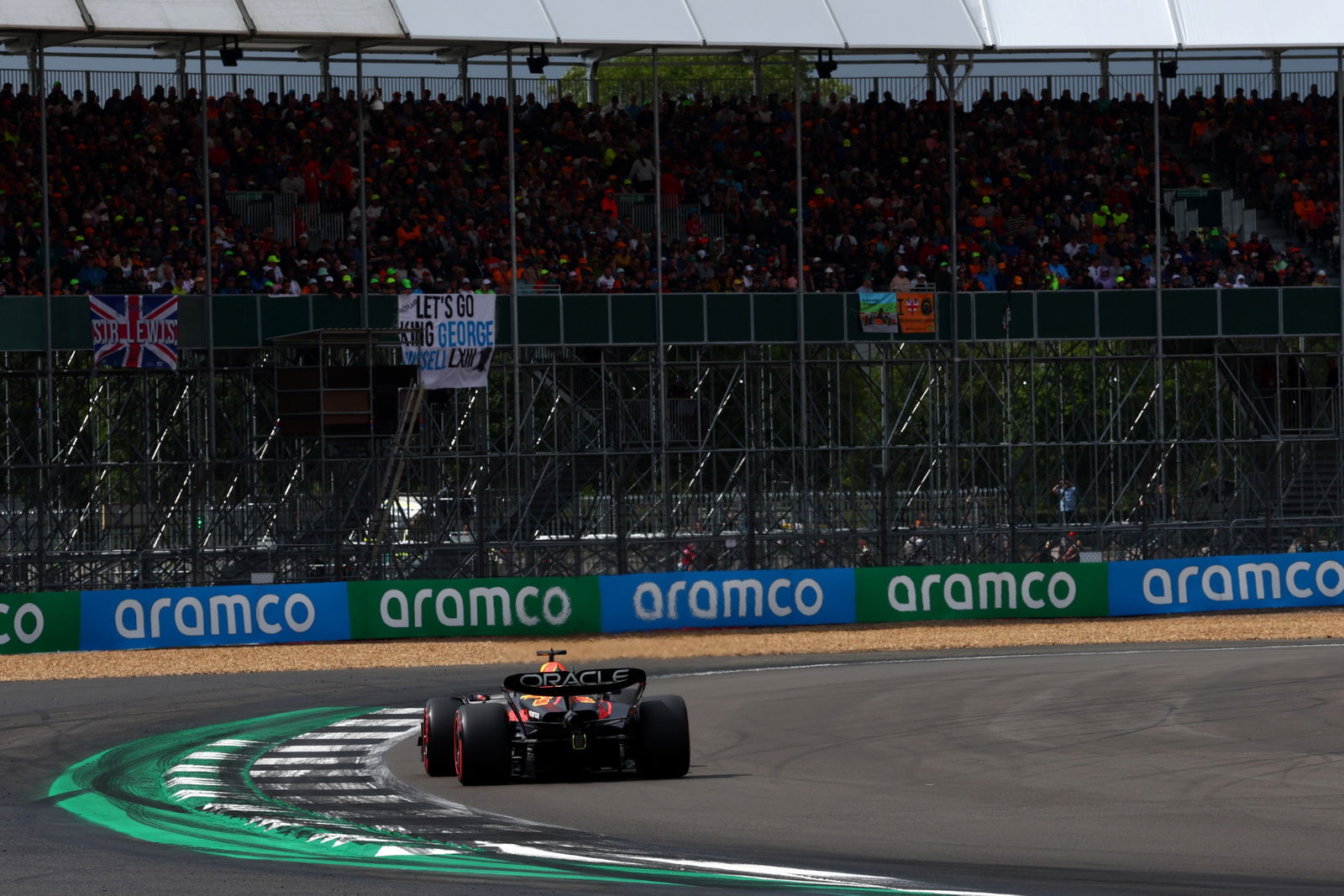 Max Verstappen (NLD) Red Bull Racing RB19. Formula 1 World Championship, Rd 11, British Grand Prix, Silverstone, England,
