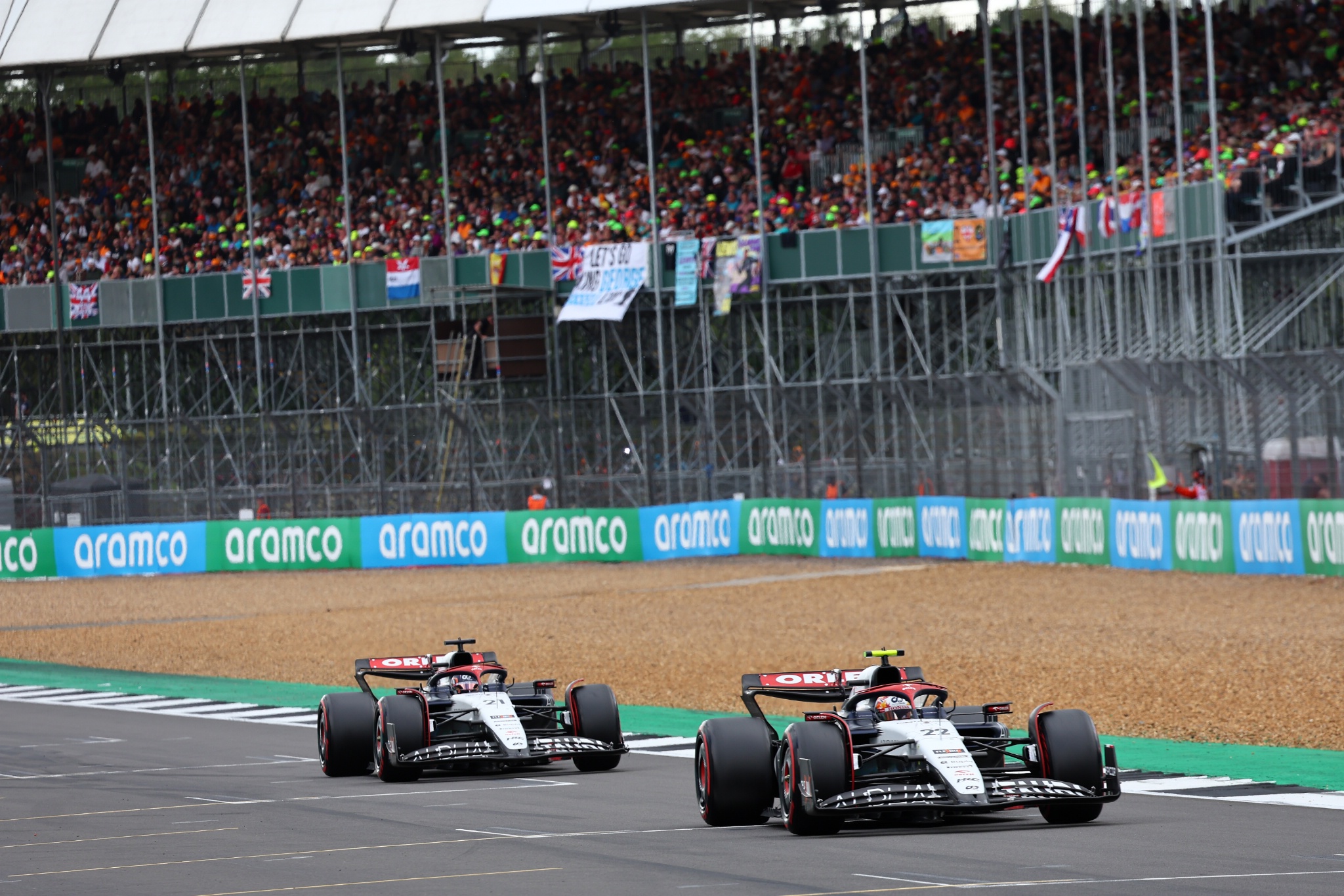 Yuki Tsunoda (JPN) AlphaTauri AT04. Formula 1 World Championship, Rd 11, British Grand Prix, Silverstone, England, Race