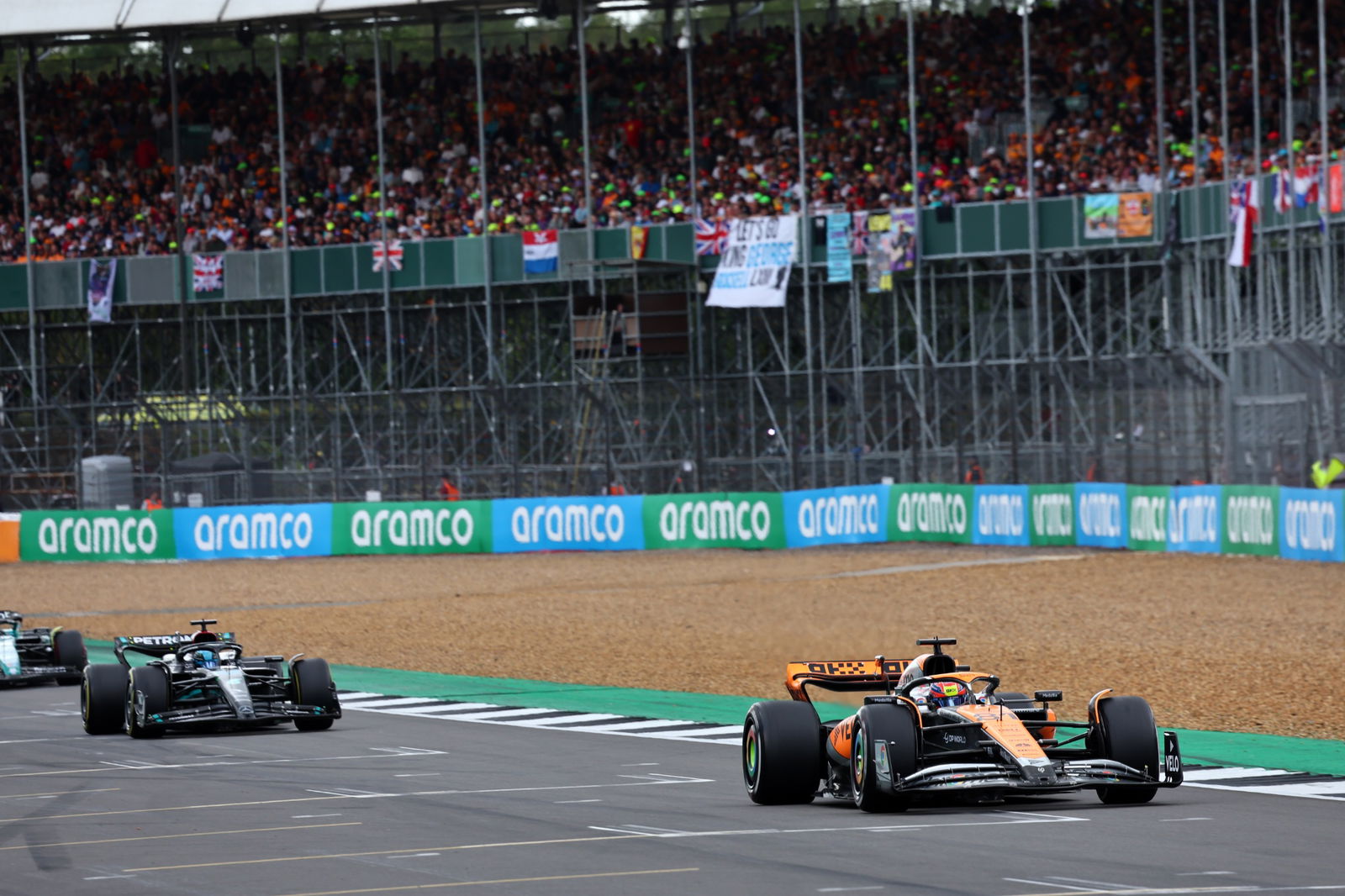 Oscar Piastri (AUS) McLaren MCL60. Formula 1 World Championship, Rd 11, British Grand Prix, Silverstone, England, Race