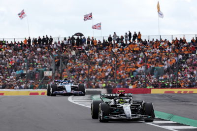 Lewis Hamilton (GBR ) Mercedes AMG F1 W14. Kejuaraan Dunia Formula 1, Rd 11, Grand Prix Inggris, Silverstone, Inggris,