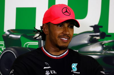 Lewis Hamilton (GBR) Mercedes AMG F1 in the post qualifying FIA Press Conference. Formula 1 World Championship, Rd 12,