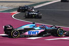 Esteban Ocon (FRA) Alpine F1 Team A523 at the start of the race. Formula 1 World Championship, Rd 12, Hungarian Grand