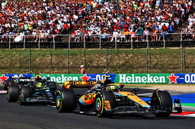 Lando Norris (GBR) McLaren MCL60. Kejuaraan Dunia Formula 1, Rd 12, Grand Prix Hungaria, Budapest, Hungaria, Race