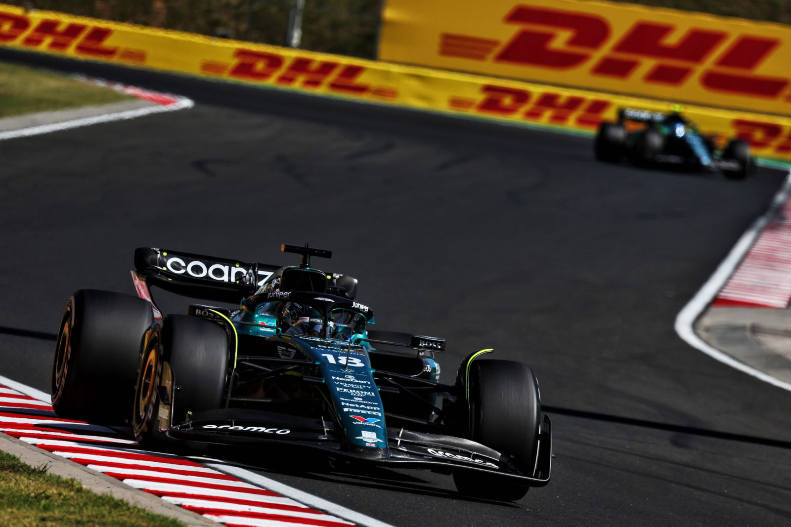 Lance Stroll (CDN) Aston Martin F1 Team AMR23. Formula 1 World Championship, Rd 12, Hungarian Grand Prix, Budapest,
