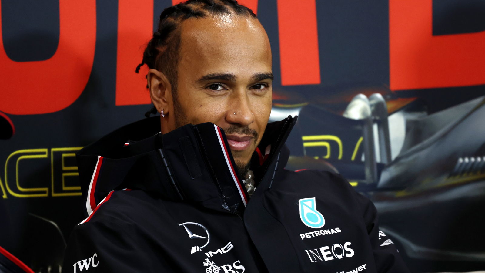Lewis Hamilton (GBR) Mercedes AMG F1 in the FIA Press Conference. Formula 1 World Championship, Rd 13, Belgian Grand Prix,