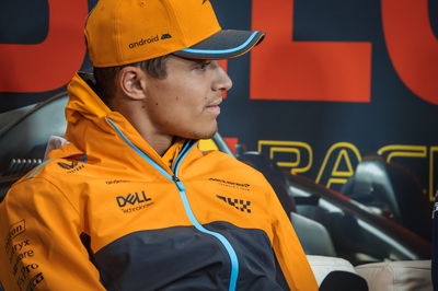 Lando Norris (GBR) McLaren in the FIA Press Conference. Formula 1 World Championship, Rd 13, Belgian Grand Prix, Spa