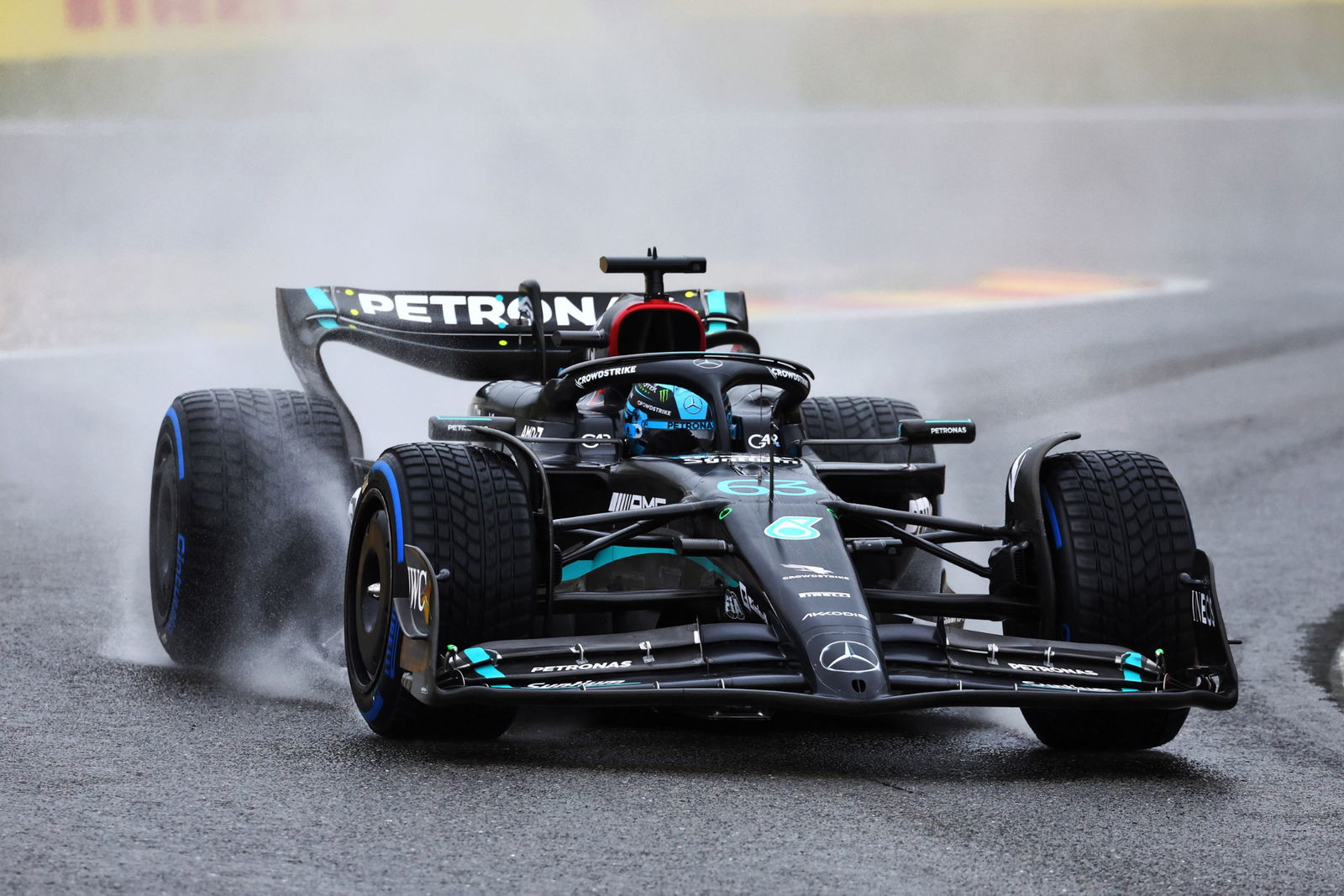 George Russell (GBR) Mercedes AMG F1 W14. Formula 1 World Championship, Rd 13, Belgian Grand Prix, Spa Francorchamps,