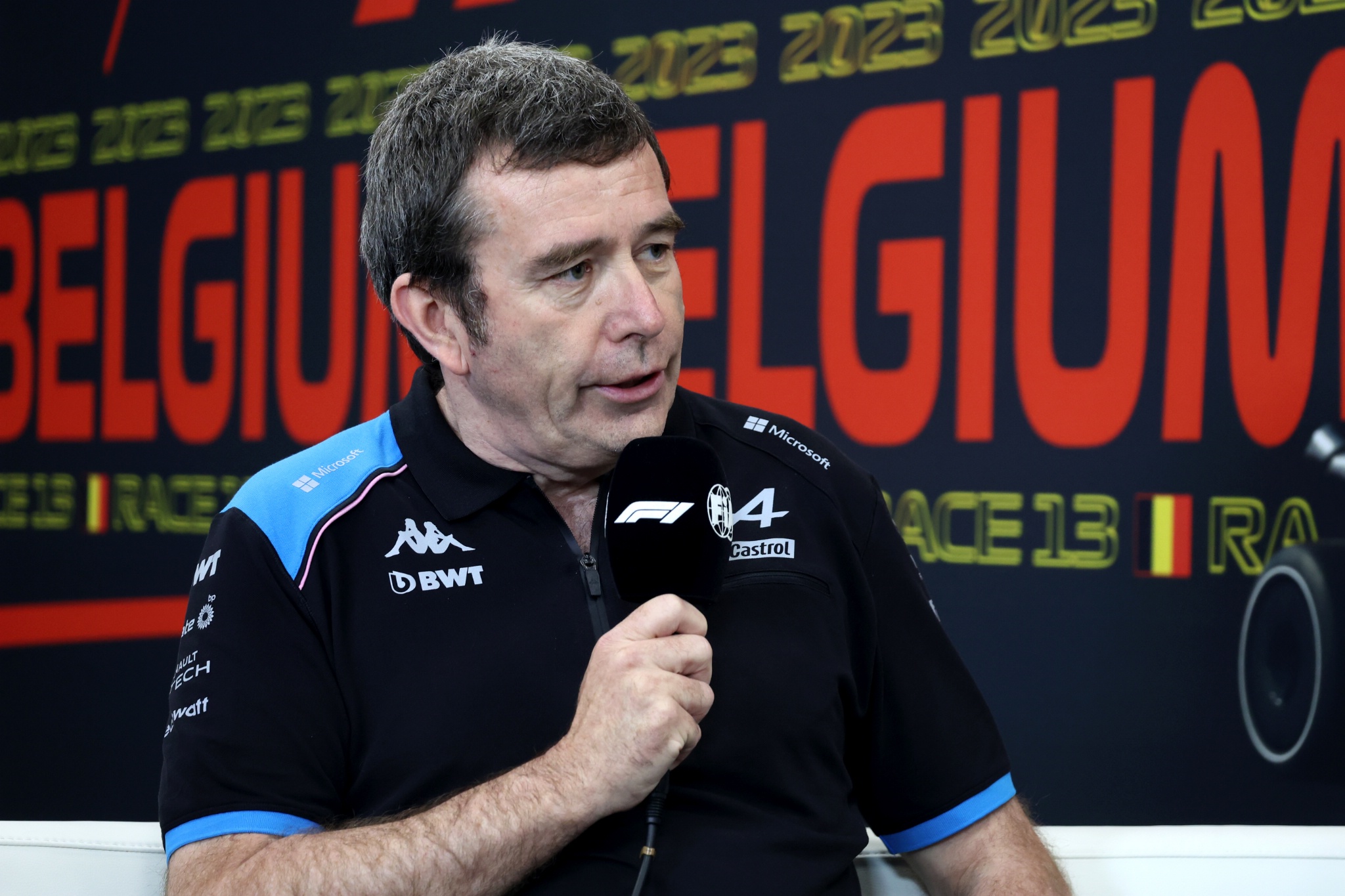 Bruno Famin (FRA) Alpine Motorsports Wakil Presiden dalam Konferensi Pers FIA. Formula 1 World Championship, Rd 13,