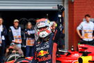 Max Verstappen (NLD) Red Bull Racing celebrates his pole position in qualifying parc ferme. Formula 1 World Championship,